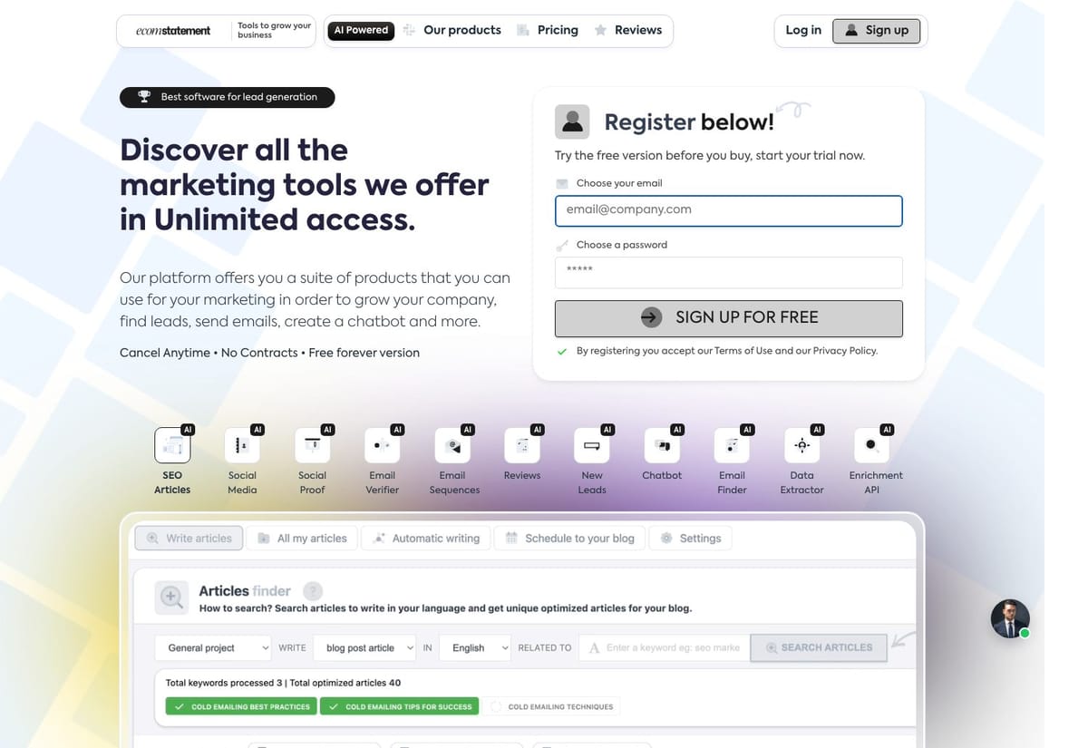 Homepage